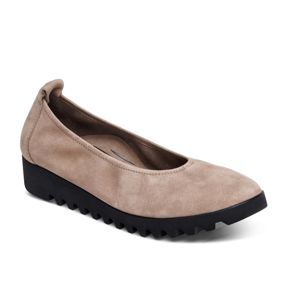 Brianna Womens Taupe - Aetrex PH -