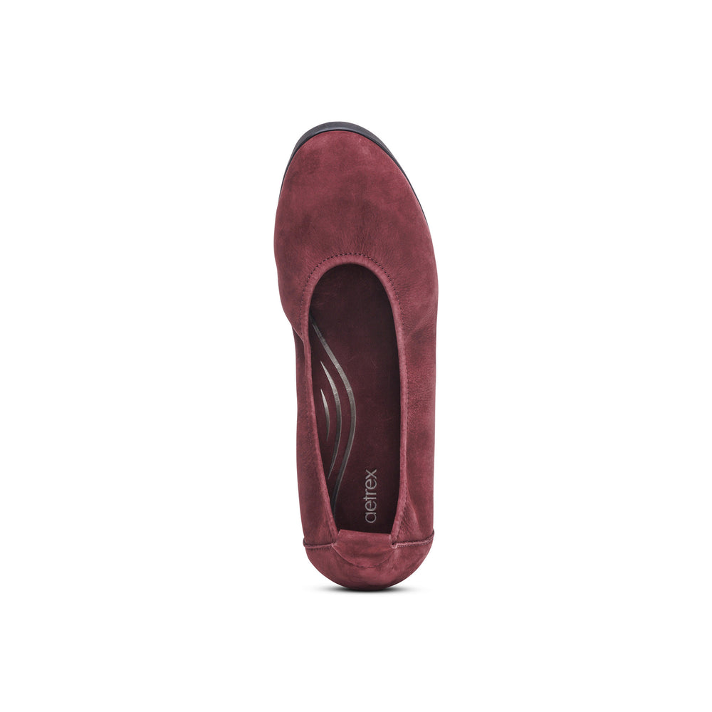 
                      
                        Brianna Womens Burgundy - Aetrex PH -
                      
                    