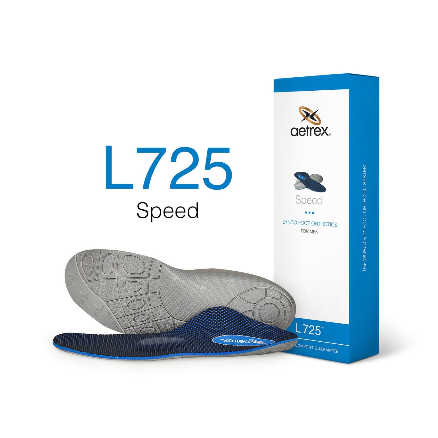 Men's Speed Posted Orthotics w/ Metatarsal Support - Aetrex PH -