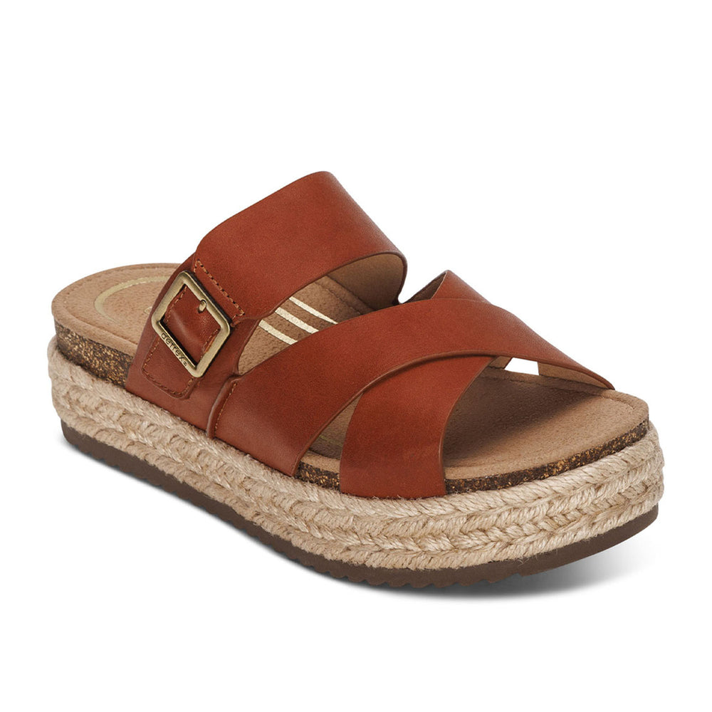 Alyssa Womens Cognac - Aetrex PH -