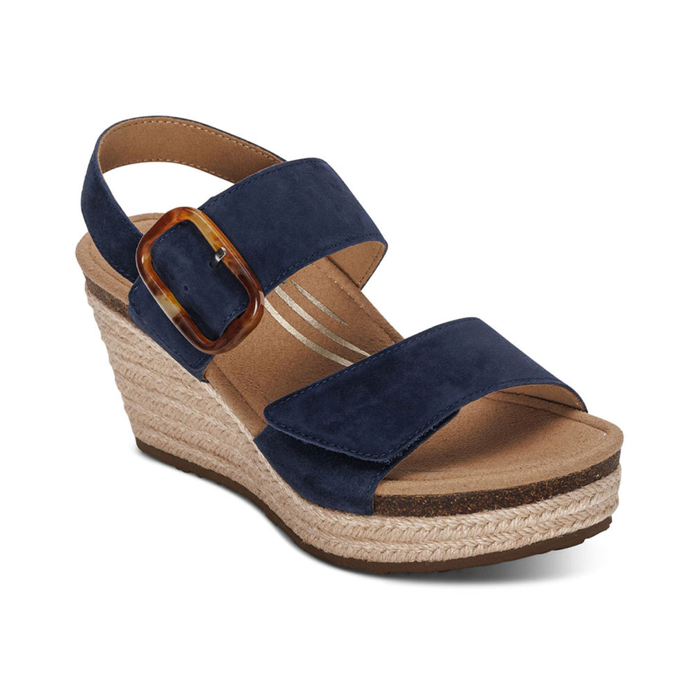 Ashley Womens Navy - Aetrex PH -