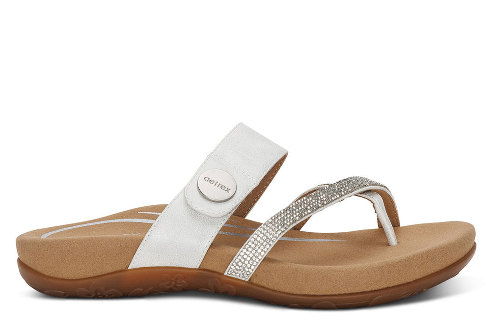 
                      
                        Izzy Sparkle Womens White - Aetrex PH -
                      
                    