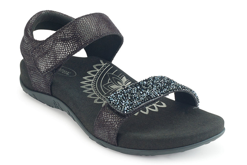 Maria Jeweled Womens Black - Aetrex PH -