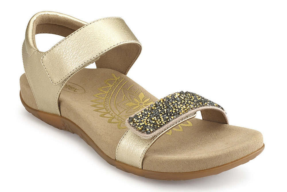 
                      
                        Maria Jeweled Womens Gold - Aetrex PH -
                      
                    