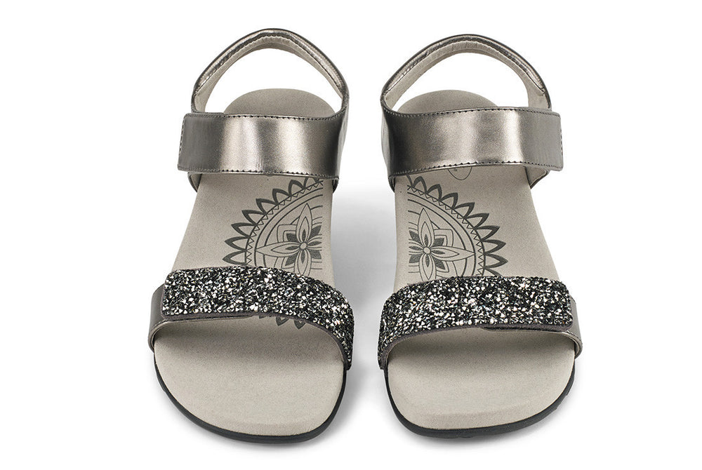 
                      
                        Maria Jeweled Womens Gunmetal - Aetrex PH -
                      
                    