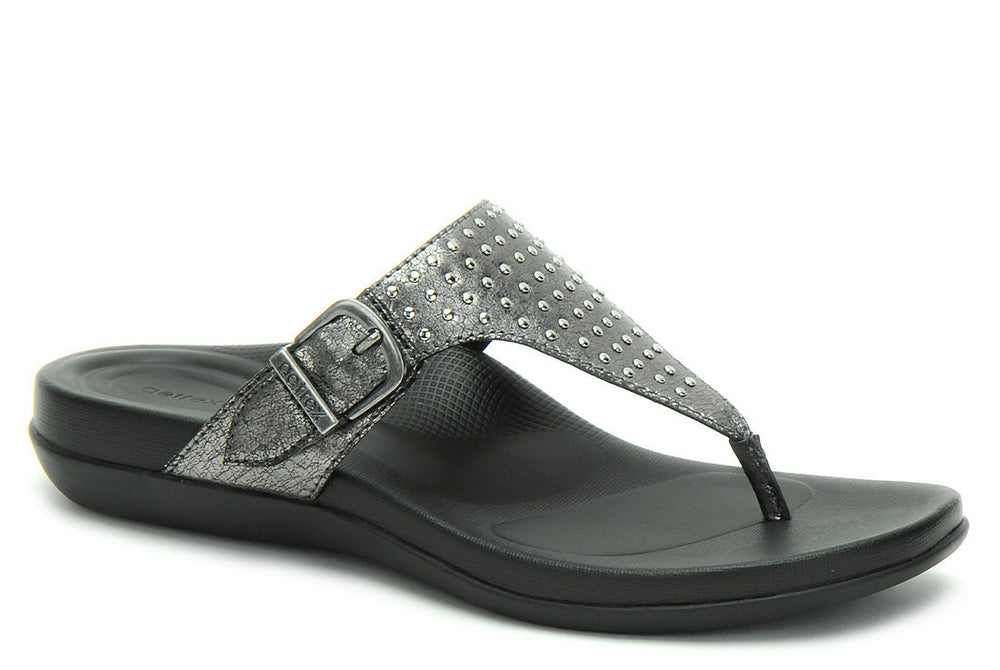 Rita Studs Womens Pewter - Aetrex PH -
