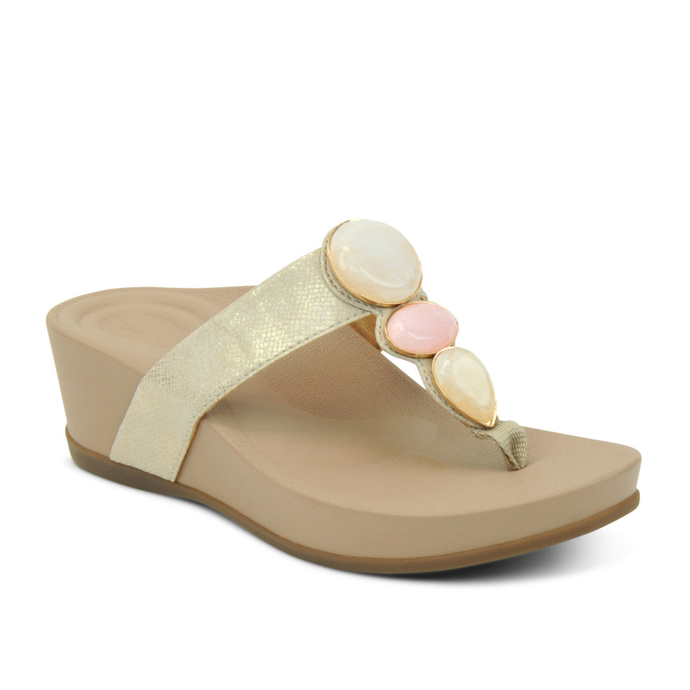 Elyse Womens Lt Gold - Aetrex PH -