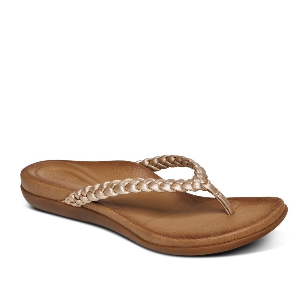 Rachel Womens Gold - Aetrex PH -