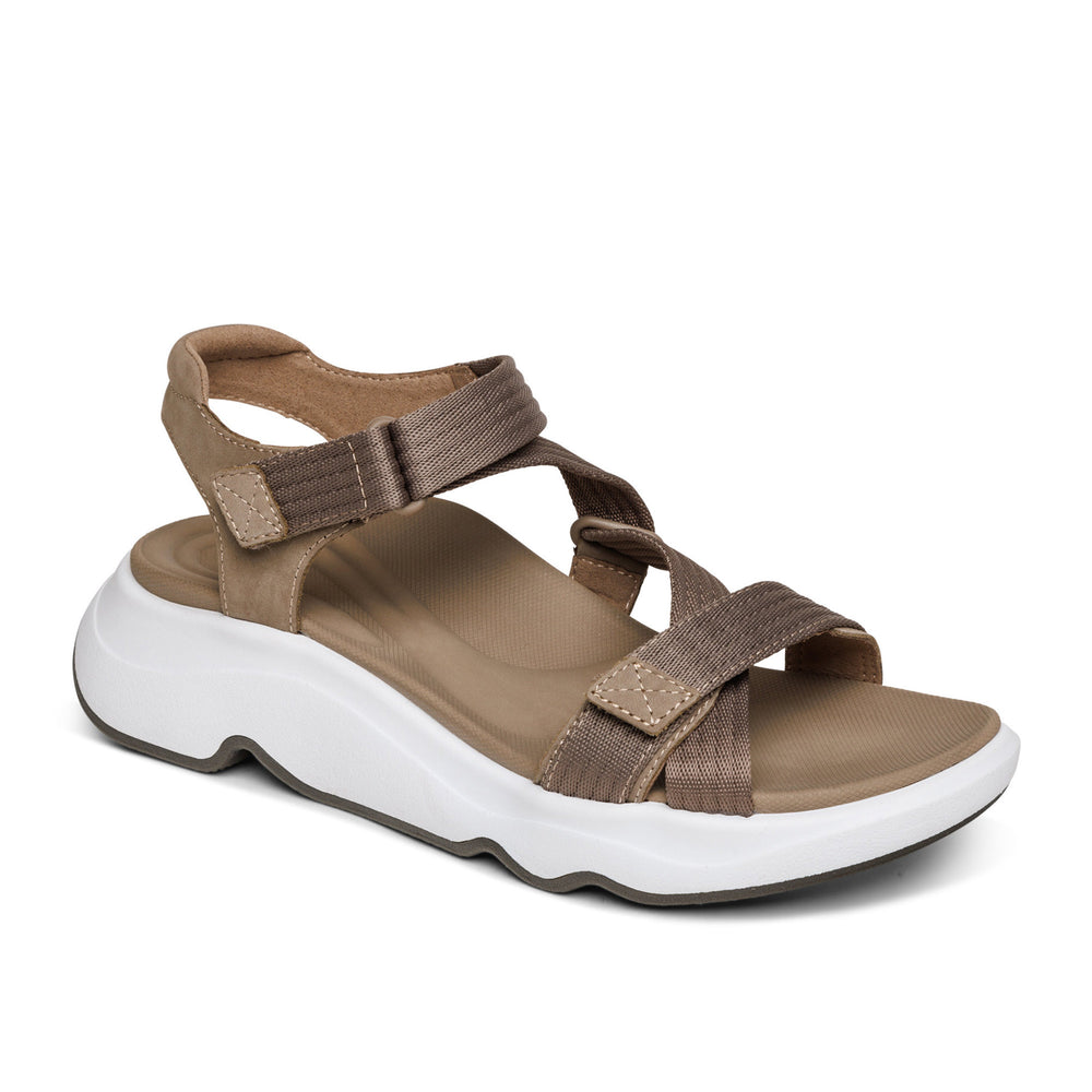 Marz Womens Taupe - Aetrex PH -